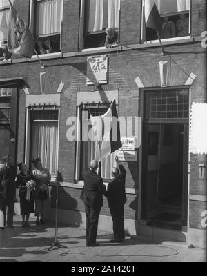 Reveal memorial Van Riebeeck Schiedam In Schiedam on the facade of the ...