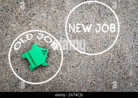 Time ready for job change Stock Photo