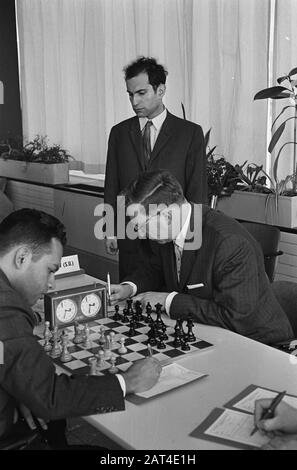 International Grandmaster Mikhail Tal right at the Moscow