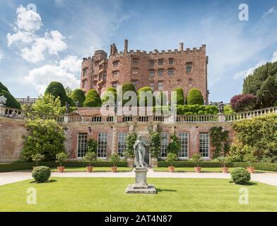 Powis Castle, Powys, Wales, UK Stock Photo