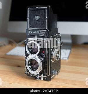 Rolleicord Twin Lens Reflex camera Stock Photo