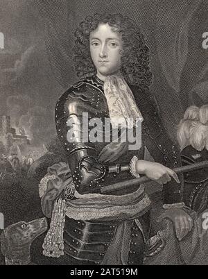 James Scott, 1st Duke of Monmouth, 1st Duke of Buccleuch KG PC, 1649-1685, an English nobleman Stock Photo