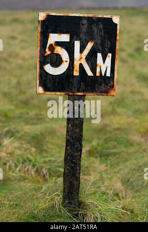 Sea defences at Fairbourne will stop being maintained - below sea level - village destroyed due to climate change - rising sea levels in the UK - Stock Photo