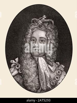 George II, King of Great Britain and Ireland from 1727 until 1760 Stock Photo