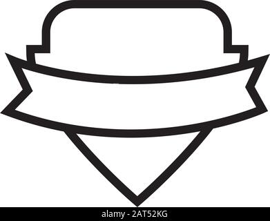 shield with bonus word icon Stock Vector