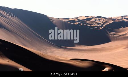 one of the greatest sand dunes on earth in lut desert Stock Photo