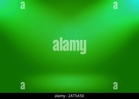 Abstract blur empty Green gradient Studio well use as background,website template,frame,business report. Stock Photo