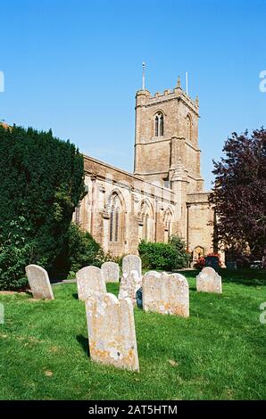 St Mary's parish church in the Dorset town of Bridport, in the west of England Stock Photo