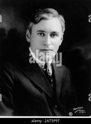 MACK SENNETT 1916 Portrait by HARTSOOK of Los Angeles and San Francisco Producer of KEYSTONE COMEDIES Stock Photo
