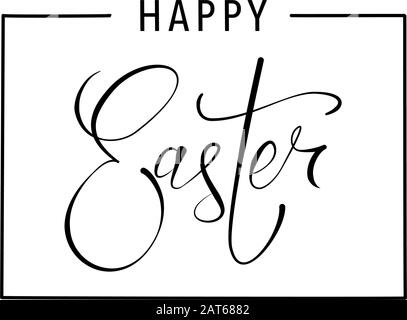 Easter card wishes in a vector Stock Vector