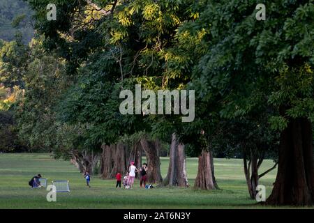 Queen's Park Savannah, Port of Spain, Trinidad and Tobago Stock Photo