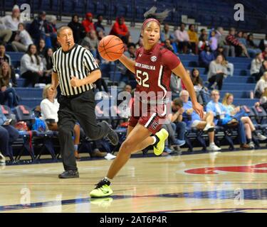 Oxford, MS, USA. 30th Jan, 2020. The shoes of South Carolina Head Coach, Dawn  Staley, marked to commemorate the recent death of NBA superstar, Kobe  Bryant, during the NCAA women's basketball game