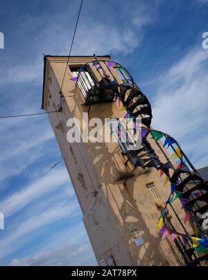 Aldeburgh South Lookout Tower. Crag Path, Aldeburgh Suffolk. UK Stock Photo