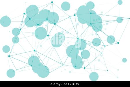 Digital green shapes concept transformation, triangular graphic abstract presentation Stock Vector