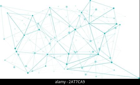 Science virus structure pattern, triangular shapes geometric layout Stock Vector