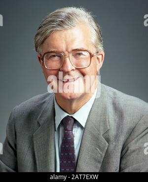 Portrait of Kenneth Baker MP -  Baron Baker of Dorking Stock Photo