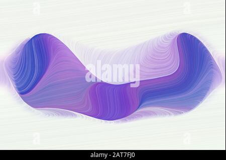 abstract fluid and curves wallpaper design with lavender, white smoke and slate blue colors. can be used as poster, card or canvas wallpaper. Stock Photo