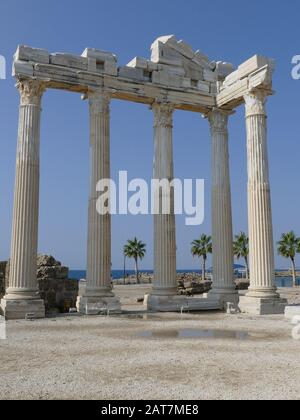 Temple of Apollo Side Turkey Stock Photo