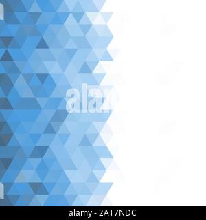 Blue Grid Mosaic Background, Creative Design Templates Stock Vector