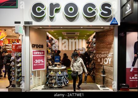 Shoe manufacturer Crocs store in 