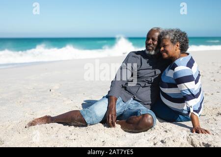 Old couple enjoying free time Stock Photo