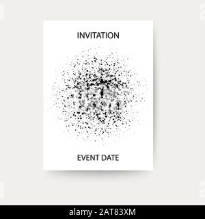 Beautiful black gray falling squares. Unusual element for your design. Vector illustration flyer. colored geometric confetti festive happy chaotic dec Stock Vector