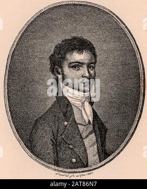 Portrait of Young  Ludwig Van Beethoven Stock Photo