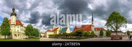 Chapel Square in Altoetting, Germany Stock Photo