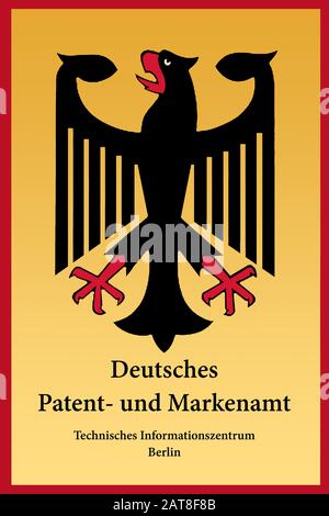 sign German Patent and Trade Mark Office, Germany Stock Photo