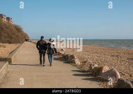 Sandgate Beach,Esplanade,Saxon Shore Way,Sandgate,Folkestone,Kent Cycle ...