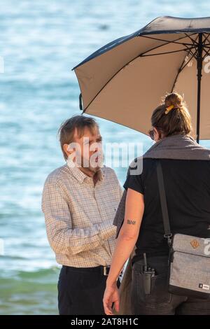 British actor Timothy Spall Stock Photo