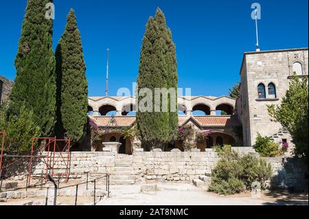 Filerimos Monastery, Ialysos, Rhodes, Greece Stock Photo