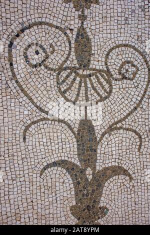 Italy, Naples, Oplontis, frescoes and mosaic in the archaeological area of the villa of Poppea in Torre Annunziata Stock Photo