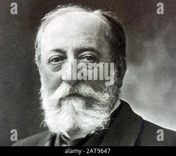 CAMILLE SAINT-SAËNS (1835-1921) French composer about 1890 Stock Photo