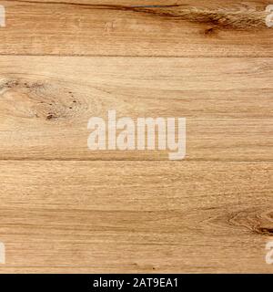 Natural wood floor texture background in 12x12 for graphic design resource.  Wooden planks are light colored. Stock Photo