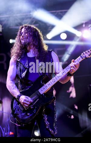 January 30, 2020, Anaheim, CA, US: Michael Wilton - Guitar with Queensryche performs at The House of Blues in Anaheim Ca. on their VERDICT TOUR -January 30th, 2020 (Credit Image: © Dave Safley/ZUMA Wire) Stock Photo