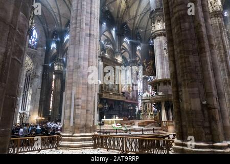 The Duomo in Milan Italy Stock Photo