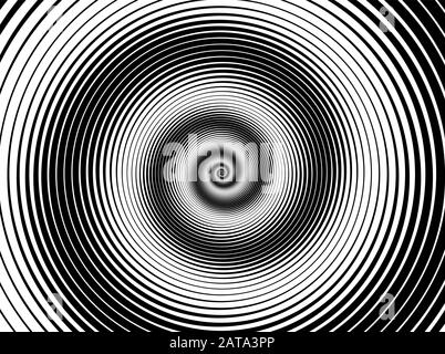 Vector Round Spiral Background Stock Vector