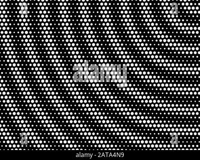 Concentrical Moire Stippled Halftone Background  - Grunge Vector Op Art Stock Vector