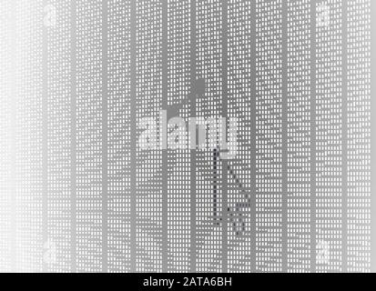 Close Up Arrow Cursor and Share Symbol on Computer LCD Screen Pixel Background  - Vector Macro Image Digital Concept Stock Vector