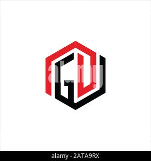 Initial letter gd or dg logo vector design template Stock Vector