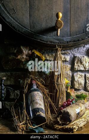 Old wine cellar Stock Photo