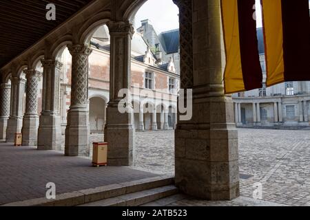 The town of Bloise on Loire. Stock Photo