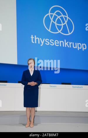 Martina MERZ (CEO, CEO), Annual General Meeting of ThyssenKrupp AG in Bochum on January 31, 2020. Â | usage worldwide Stock Photo