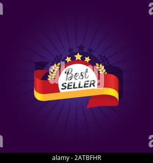 best seller icon Stock Vector