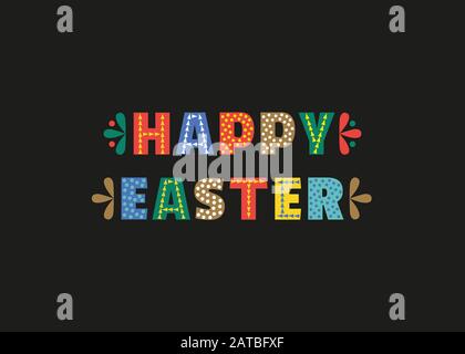 Happy Easter Holiday Stock Vector