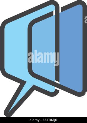 screen outline linked line logo vector Stock Vector