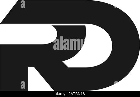 letter rd simple linked infinity logo vector Stock Vector Image & Art ...