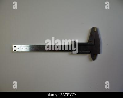 Isolated on a white background calipers.  Stock Photo