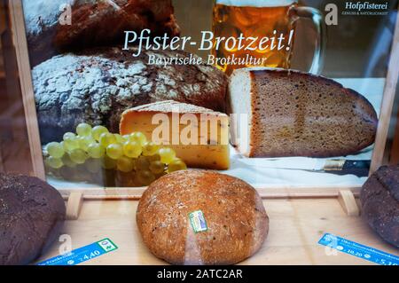 German bread inside a shop in the Kreuzberg district, Berlin, Germany Stock Photo